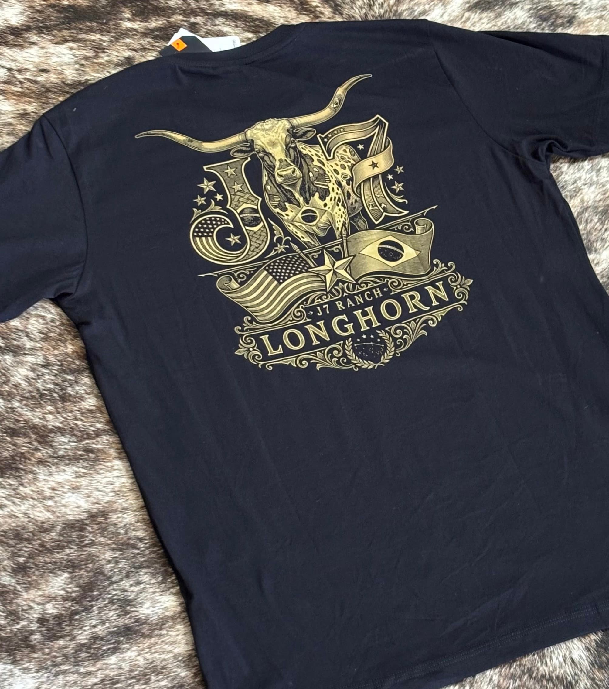 Camiseta long horn